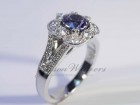 1Ct. Bluish Purple Round Sapphire - Photo #3