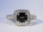 1Ct. Dark Green Sapphire